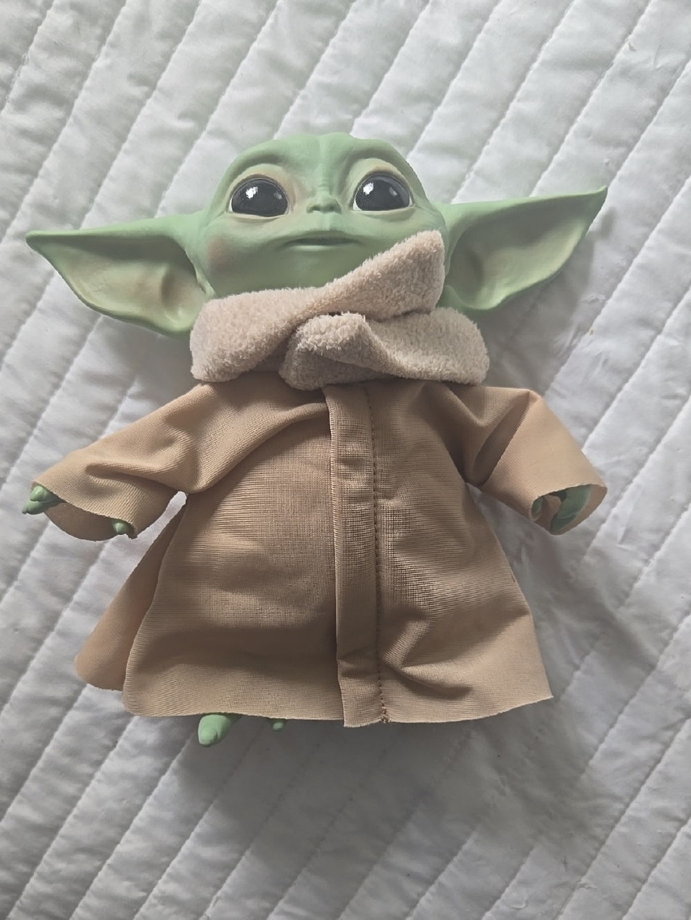 Baby Yoda-Style Plush Doll in Green and Tan - Kids Toy